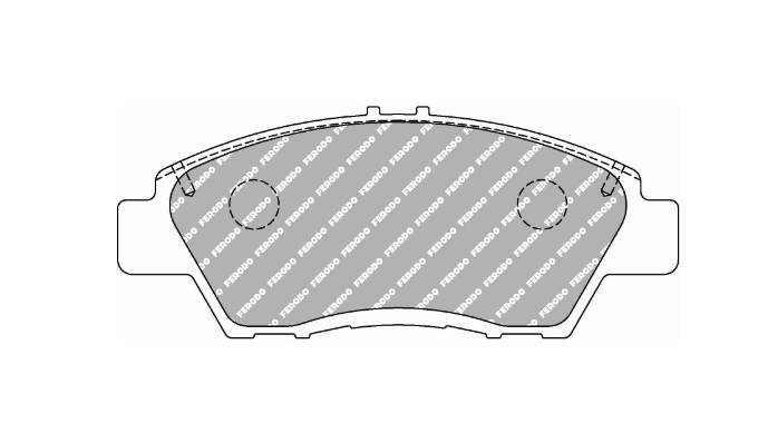 FERODO FCP4404H Передні гальмівні колодки DS2500 для HONDA CR-Z (ZF1) Photo-0