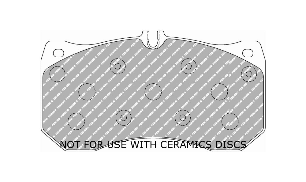 FERODO FCP4466H Передні гальмівні колодки DS2500 для AUDI A6 (C7) / A7 (4G) / A8 (4H) Photo-0