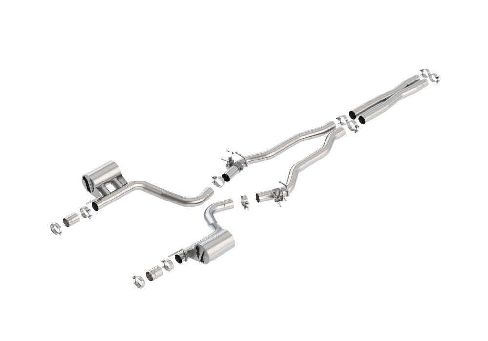 BORLA 140667 Вихлопна система Cat-Back, Charger SRT® Hellcat V8-6.2L SC RWD з системою MDS, Насадка Photo-0