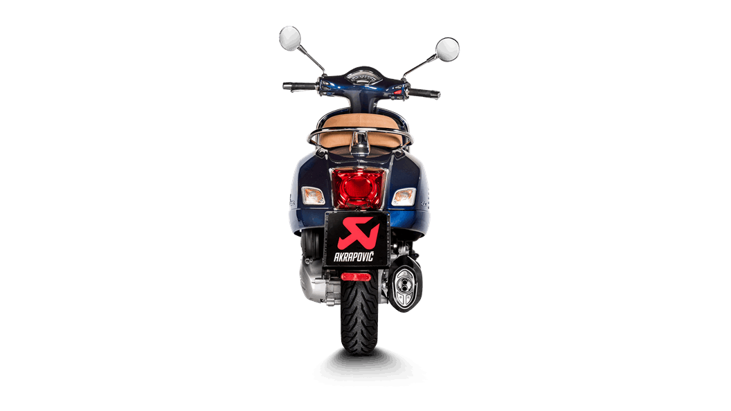 AKRAPOVIC S-VE3SO11-ZDFSS Вихлопна система Slip-on Line (SS) VESPA GTS 300 / SEI GIORNI / HPE 2021 Photo-2