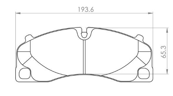 PFC 7721.13.17.44 7721 Гальмівні колодки RACE Pad SET 13 CMPD 17mm перед для PORSCHE 991 GT3/GT4 Photo-0