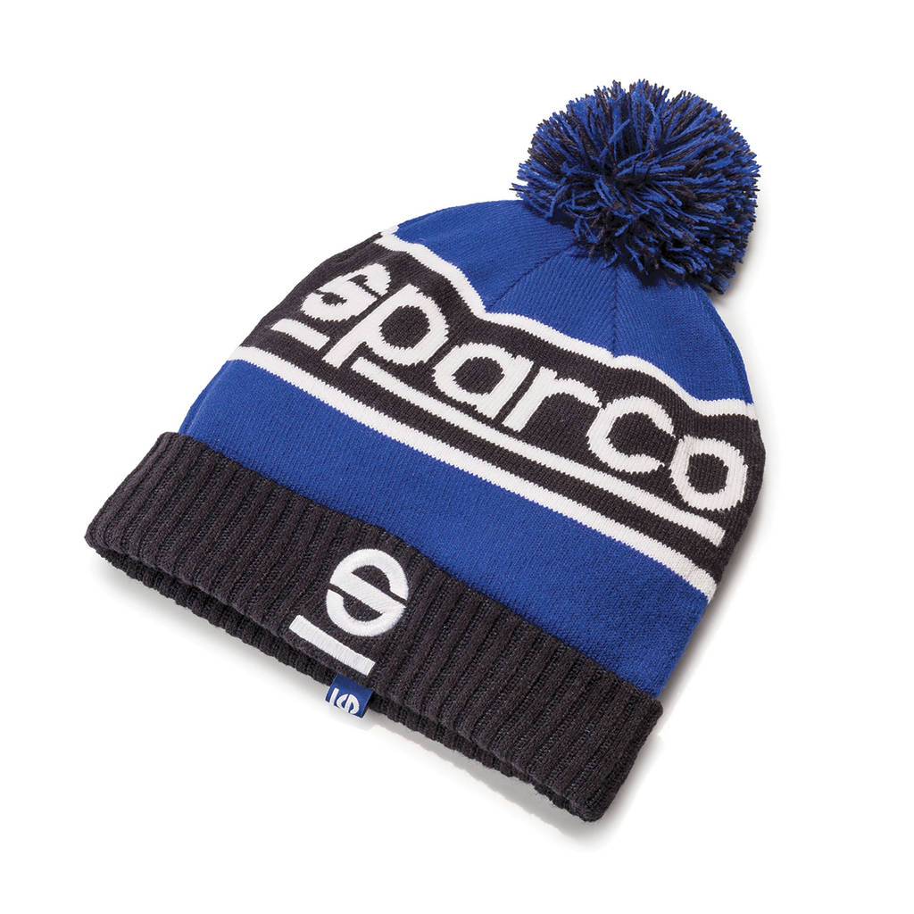 SPARCO 01232BMAZ Шапка в'язана WINDY, синя Photo-0