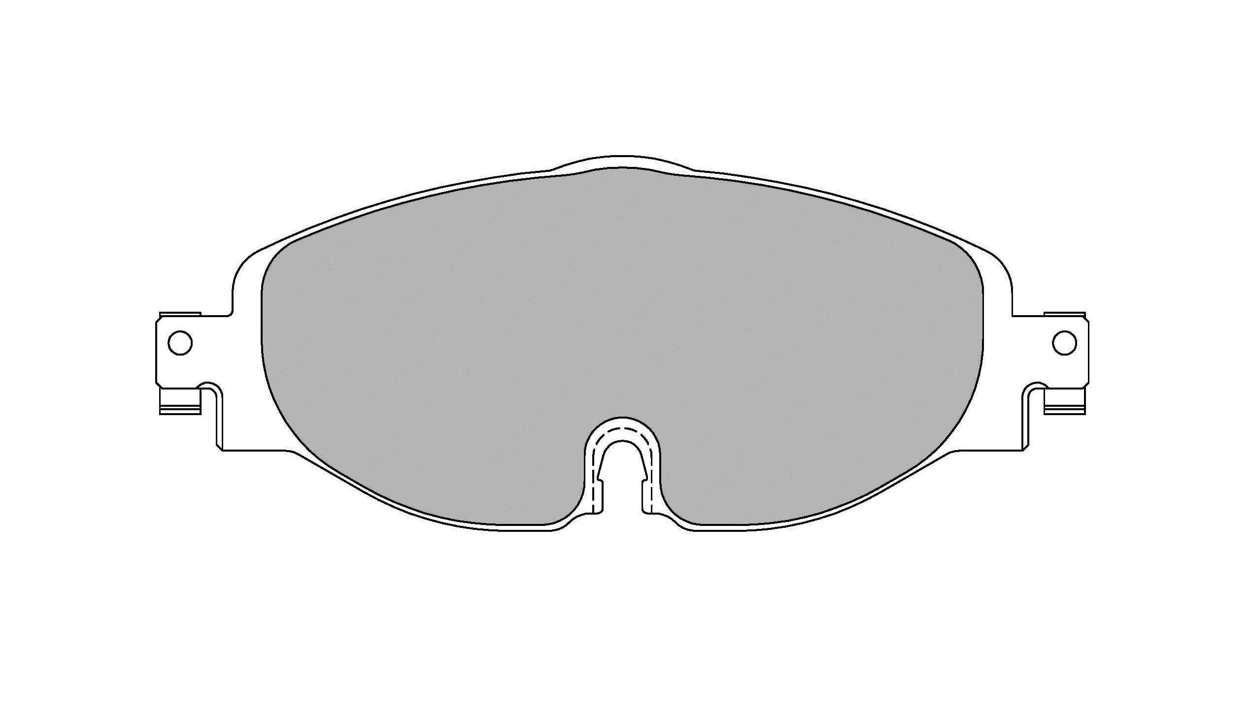 FERODO FCP4433Z Передні гальмівні колодки DSUNO для VW Golf R / GTI / GTI Clubsport S (Mk7) / AUDI TT RS (FV3) Photo-0