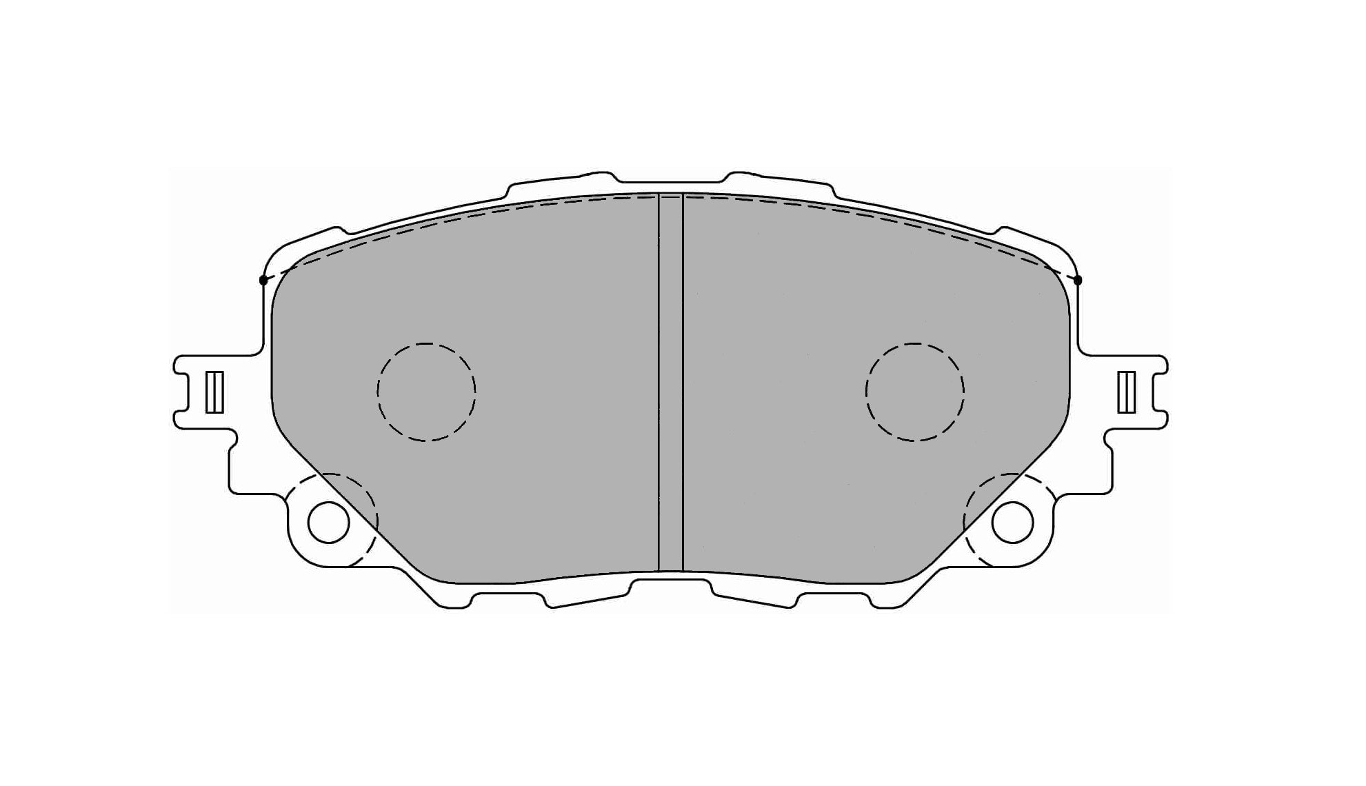 FERODO FCP4873H Передні гальмівні колодки DS2500 для MAZDA MX-5 (ND) Photo-0