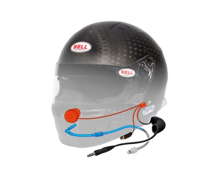BELL 1140017 HP6 RD Шолом full-face, HANS, FIA8860-2018, carbon, size 61 (7 5/8) Photo-1