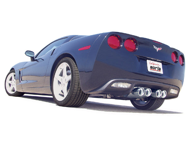 BORLA 11814 Задня частина вихлопу C6 CORVETTE 2005-2008 Touring Photo-0