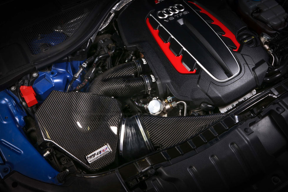 FORGE FMINDK9 Система холодного впуску Carbon Fibre Air Box для AUDI C7 RS6/RS7/S6/S7 Photo-2