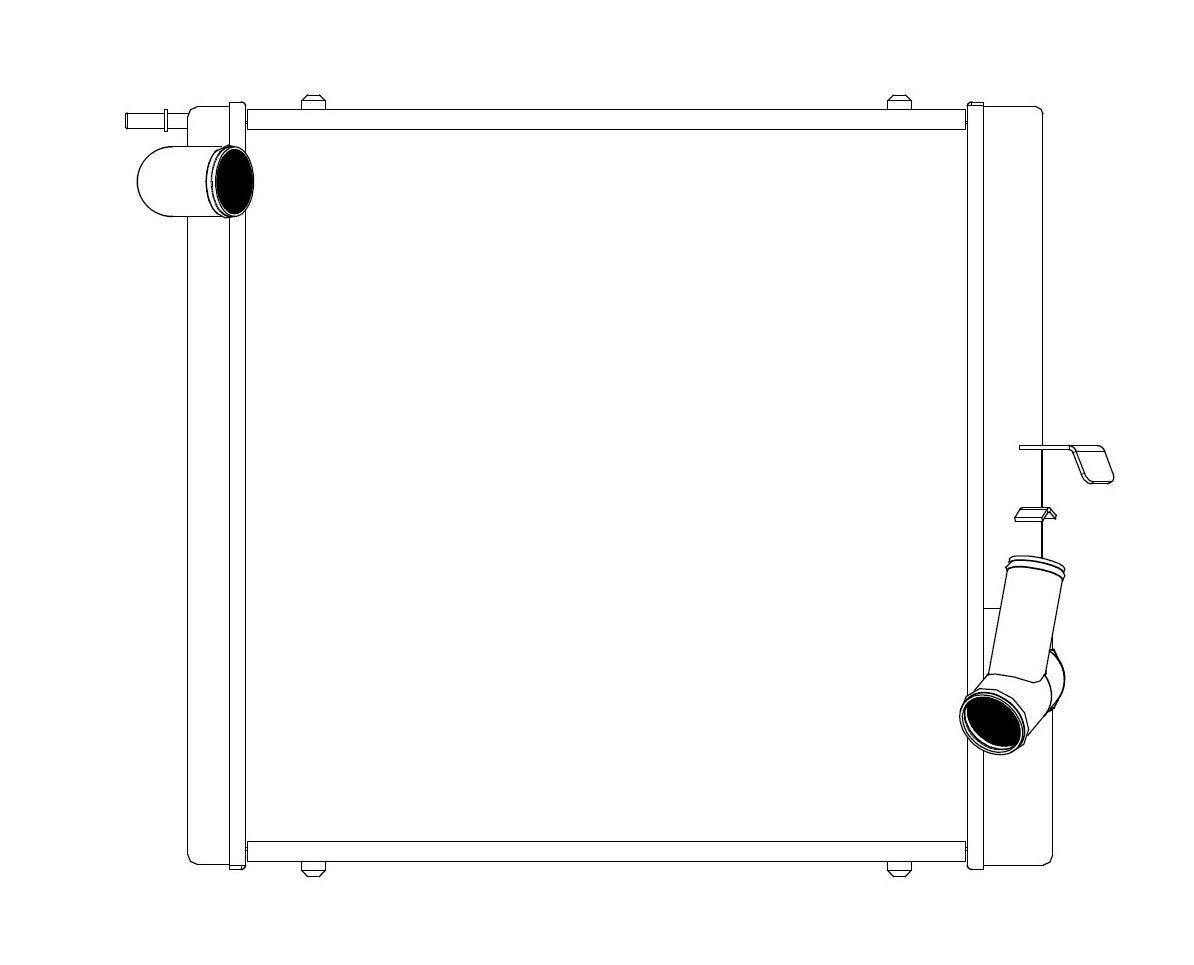 CSF 7069 Високопродуктивний радіатор (лівий) для PORSCHE 911 GT3 / GT3RS / Turbo S (991) Photo-1