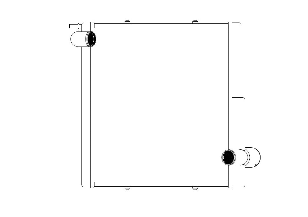 CSF 7066 Високопродуктивний радіатор (лівий) для PORSCHE 911 Carrera 4 / 4S / 4GTS / S (991) / Cayman GTS / GT4 / S (981) Photo-1