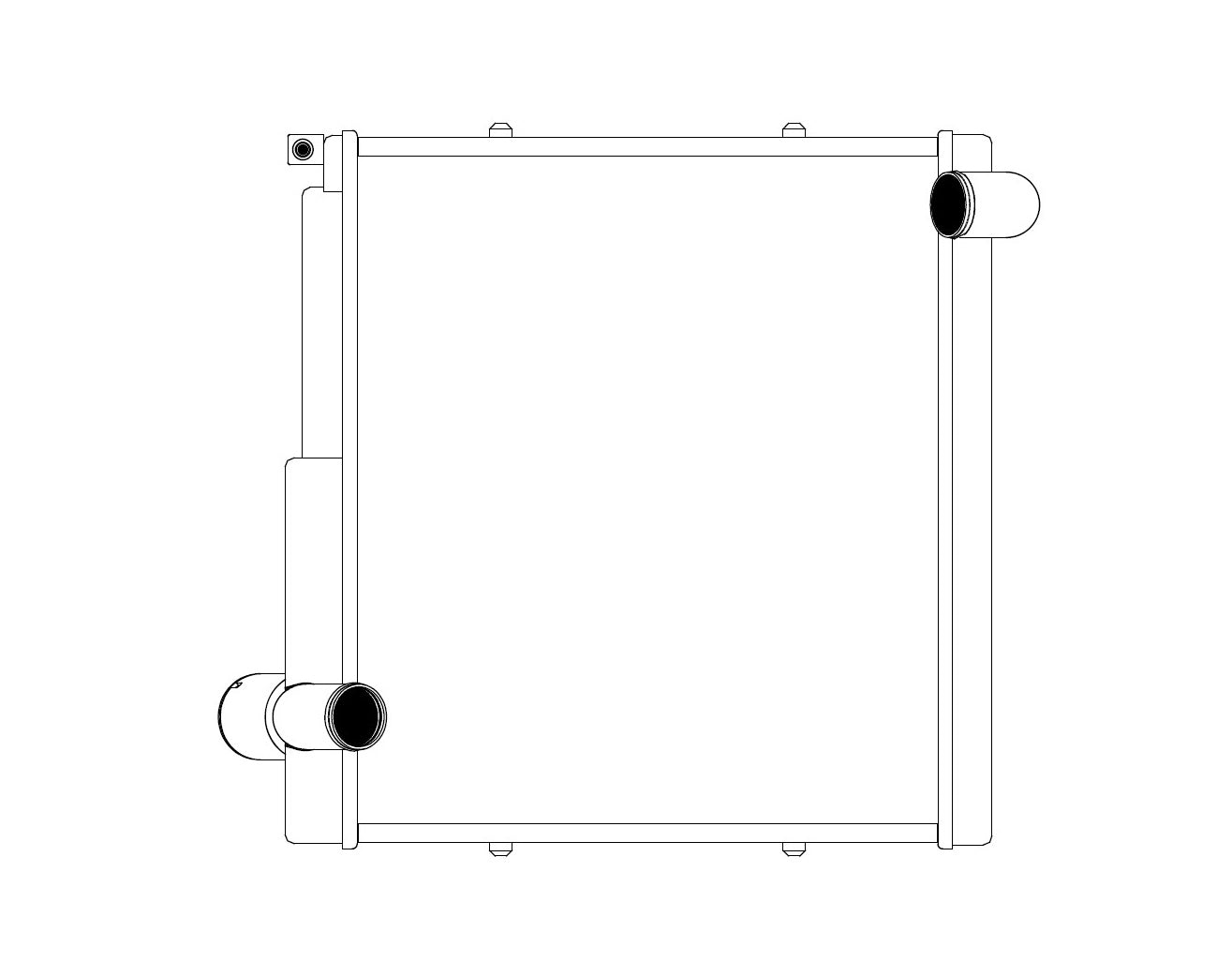 CSF 7067 Високопродуктивний радіатор (правий) для PORSCHE 911 Carrera 4 / 4S / 4GTS / S (991) / Cayman GTS / GT4 / S (981) Photo-1