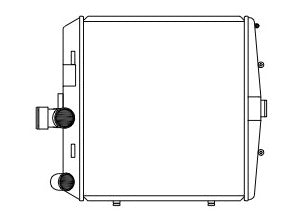 CSF 7048 Радіатор для PORSCHE Boxster (987) / Cayman / 911 (997) / 911 GT3 (997) Photo-1