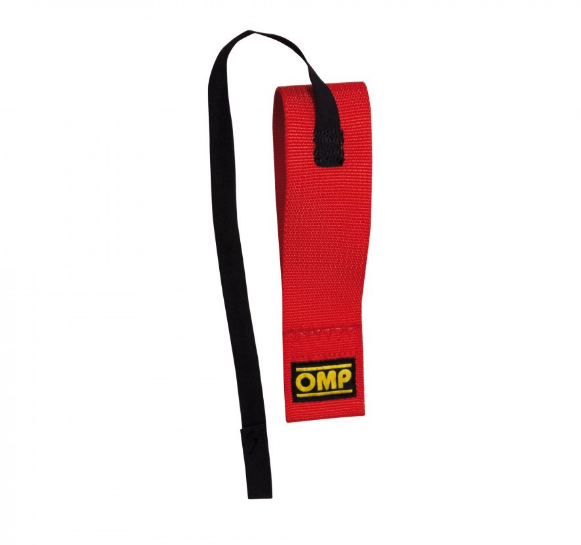OMP EB0-0580-061 (EB/580/R) RED Буксіровачная петля, 2 ", за вимогами FIA Photo-0