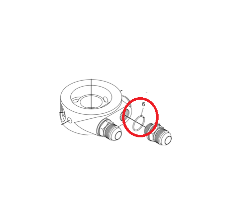 GREDDY 12401101 Масляний охолоджувач O-Ring; Size: 22mm Photo-0