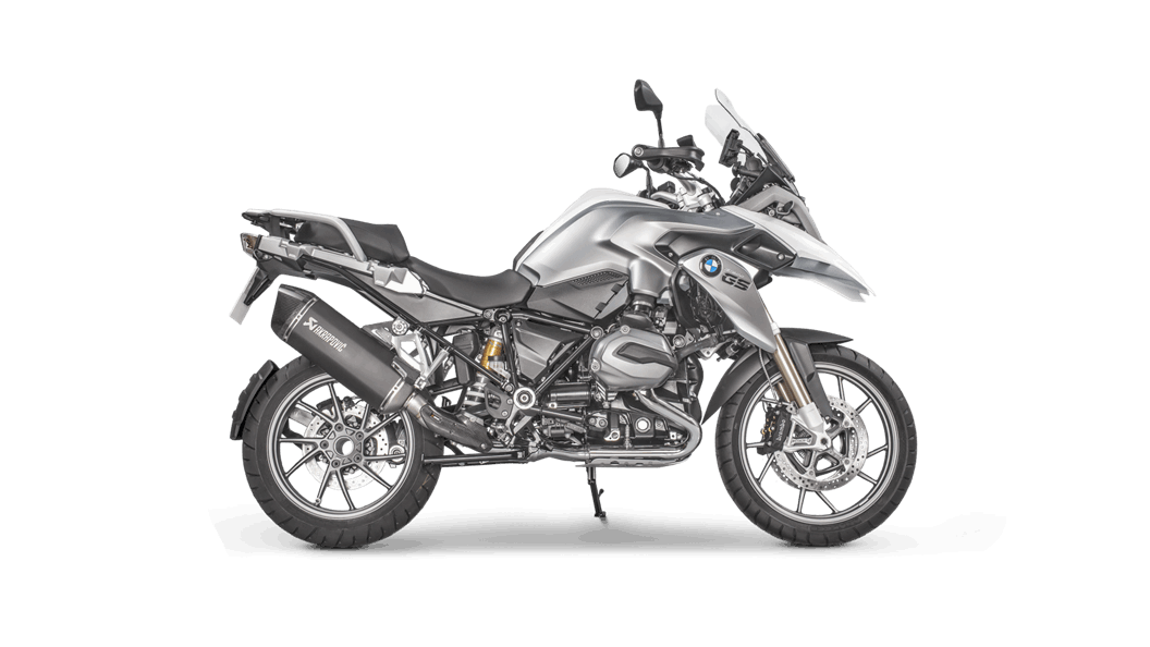 AKRAPOVIC S-B12SO16-HAABL Вихлопна система Slip-On Line (Titanium) BMW R 1200 GS 2013 - 2018 Photo-1