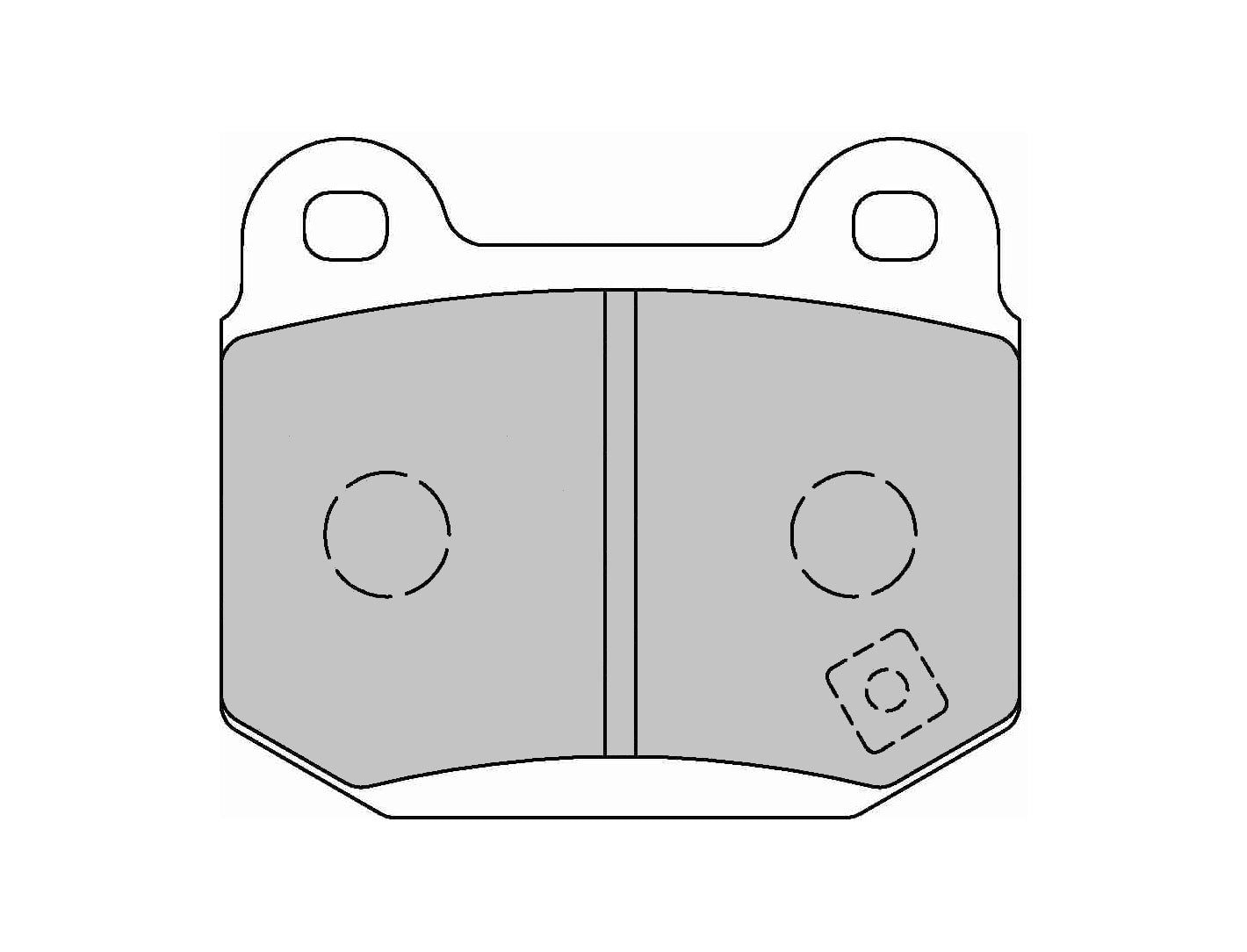 FERODO FCP1562Z Задні гальмівні колодки DSUNO для SUBARU WRX STI (GR) / MITSUBISHI EVO 9 / NISSAN 350Z (Z33) Photo-0