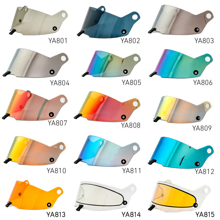 STILO YA0807. 2 Візор для шоломів ST5 Iridium red medium, червоний дзеркальний, Середня Тонування Photo-1