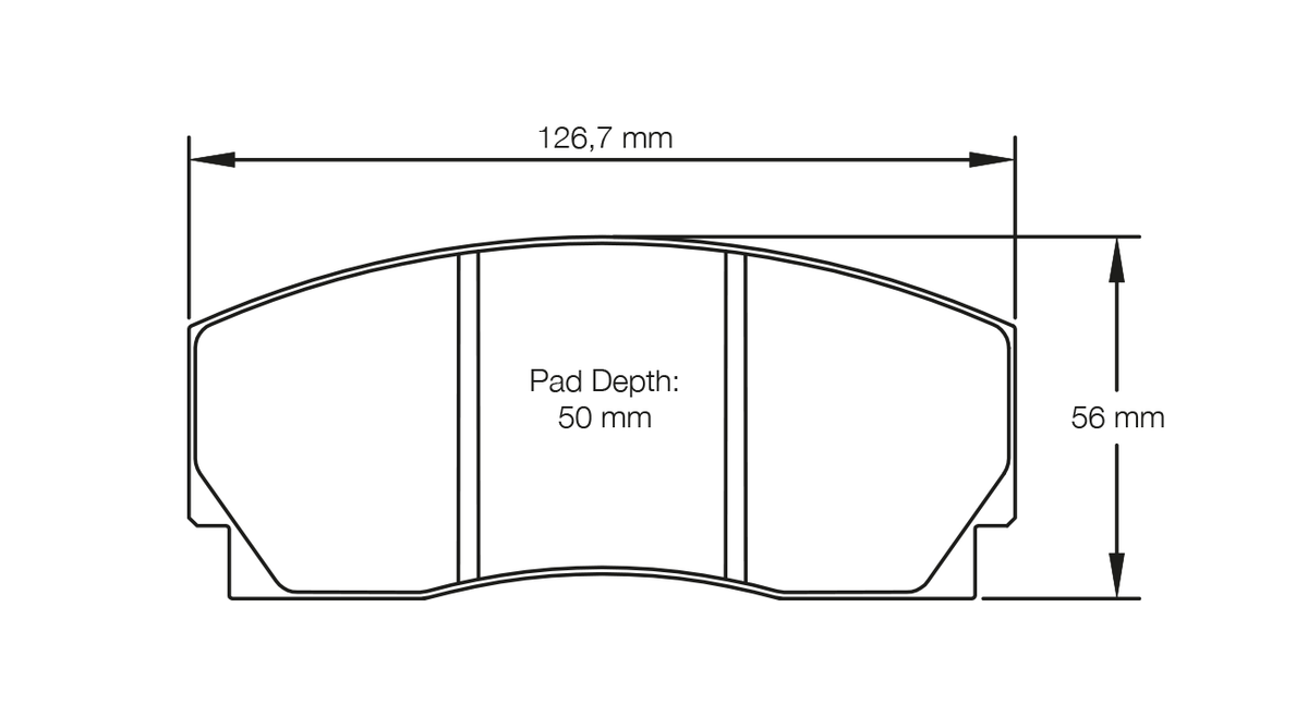 PAGID 1269-RST4 Гальмівні колодки RST4 AP Racing CP2270 D46 Photo-0