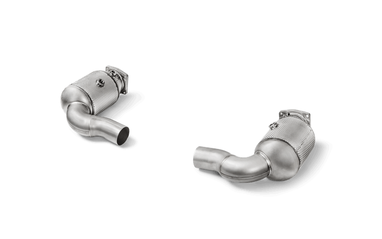 AKRAPOVIC L-PO/SS/2H К-т Даунпайп зі спортивним кат. (Нержавіюча сталь) для PORSCHE 911 Turbo Photo-0