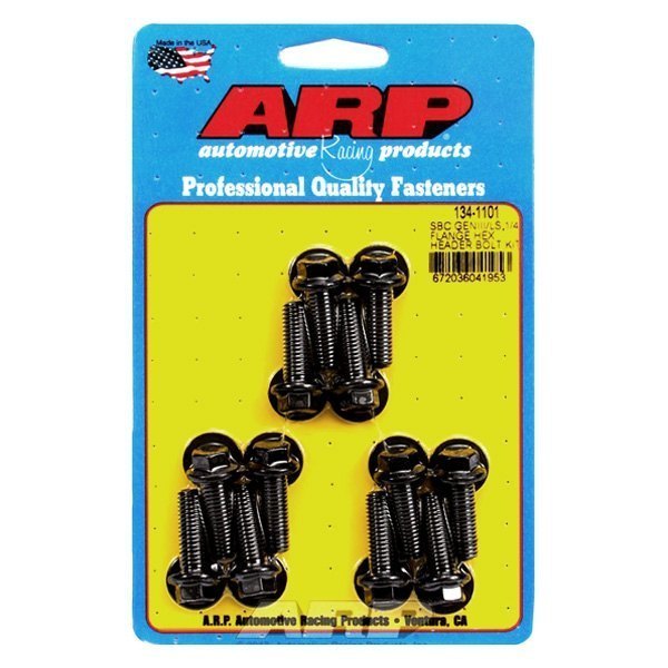 ARP 134-1101 Комплект болтів і шпильок 1/4 дюйма широкий фланець 0,984 дюйма UHL сталь шестигранний для CHEVROLET LS Gen III/IV Photo-0