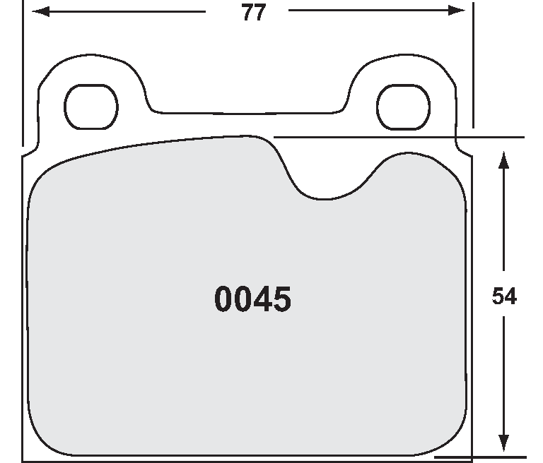 PFC 0045.11.15.44 Гальмівні колодки RACE 11 CMPD 15mm для PORSCHE 911/911S Photo-1 