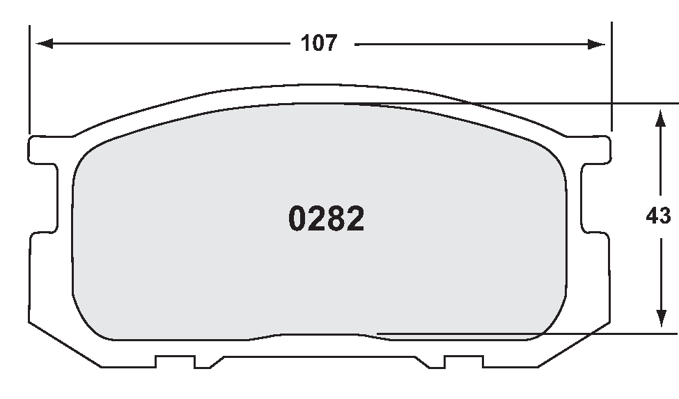 PFC 0282.10 Гальмівні колодки Z-RATED Photo-0