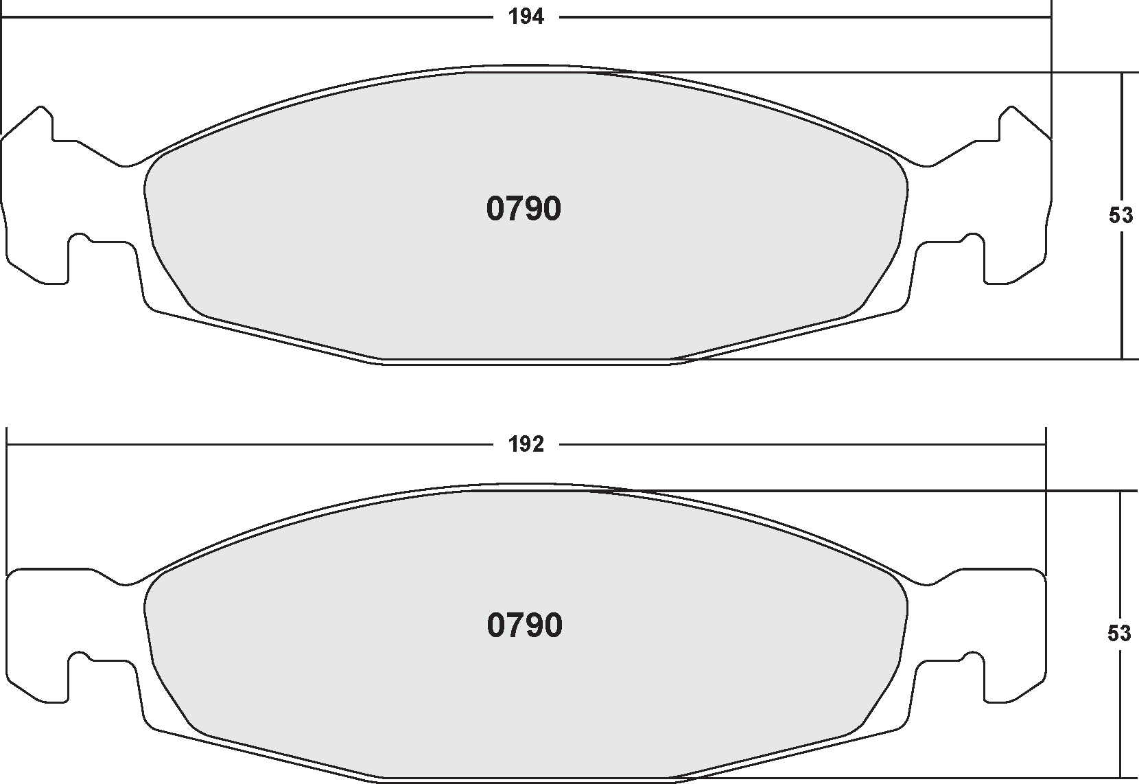 PFC 0790.22 Гальмівні колодки Z-RATED CARBON METALLIC Photo-0
