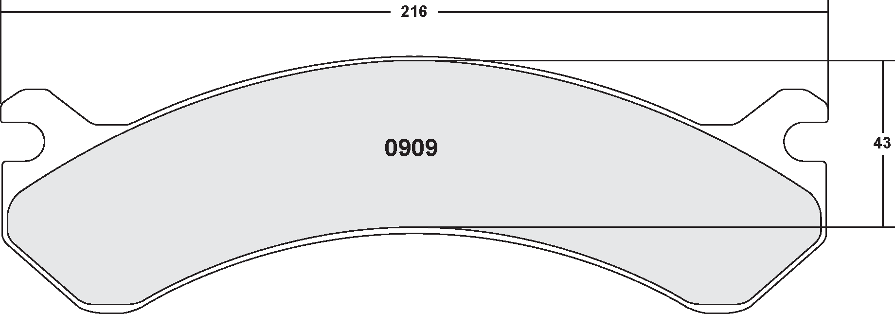 PFC 0909.22 Задні гальмівні колодки Z-RATED для CHEVROLET Silverado 3500 2001-2010 Photo-0