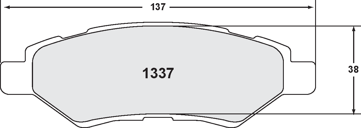 PFC 1337.10 Гальмівні колодки Z-RATED Photo-0