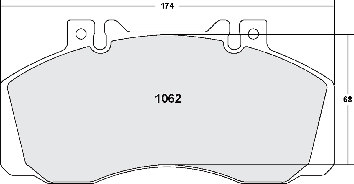 PFC 1062.10 Гальмівні колодки Z-RATED MERCEDES-Benz Vario Photo-0