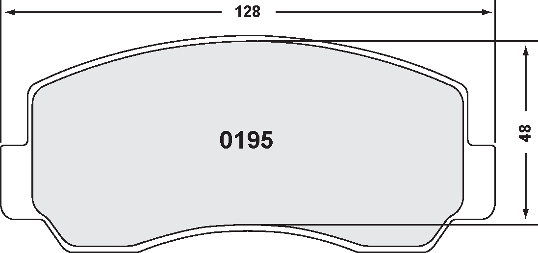 PFC 0195.11.16.44 Гальмівні колодки RACE 11 CMPD 16mm передні для MITSUBISHI L200 1979-86 2.5 D / TD Photo-0