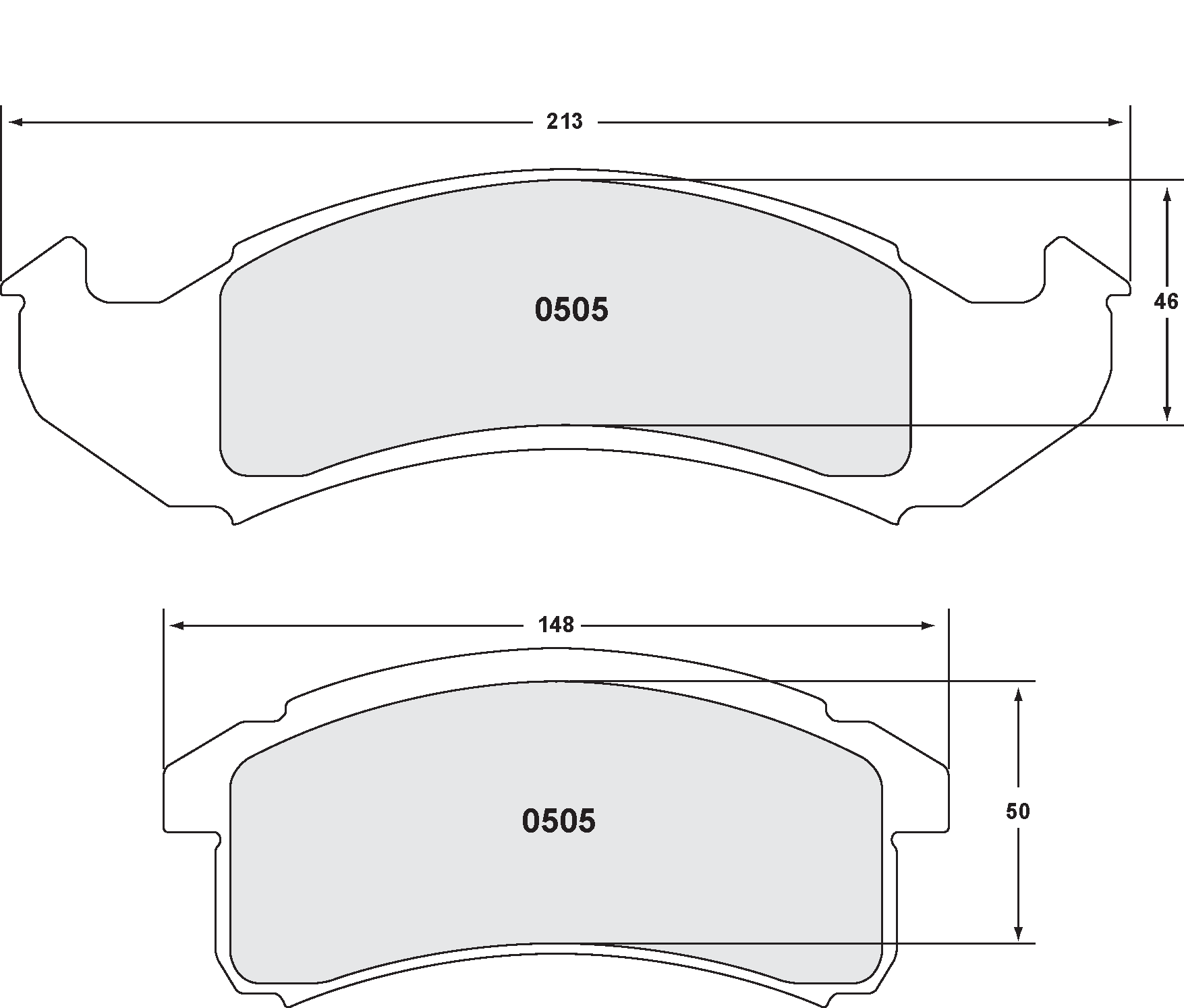 PFC 0505.22 Гальмівні колодки Z-RATED CARBON METALLIC Photo-0