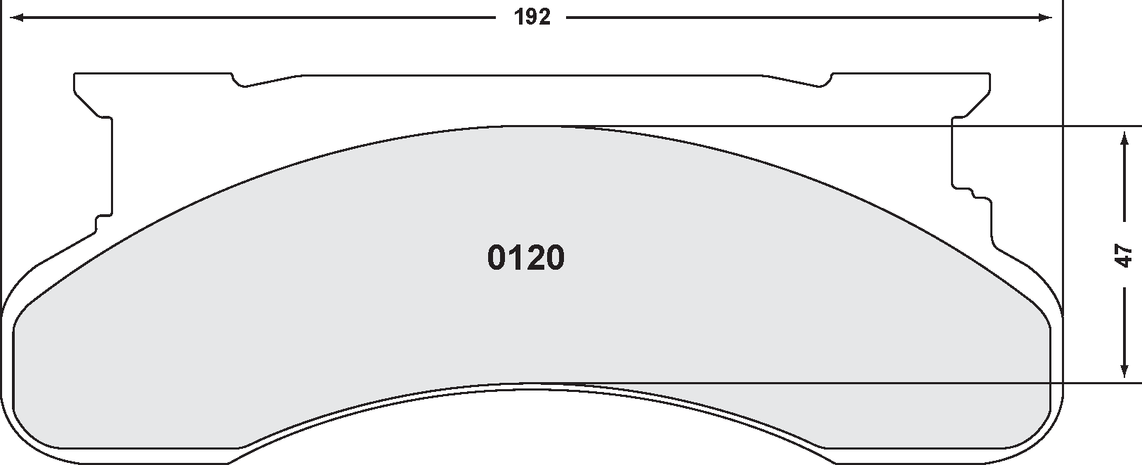 PFC 0120.10 Гальмівні колодки z-RATED передні для D E250 (76-88) F350 (76-91) Photo-0
