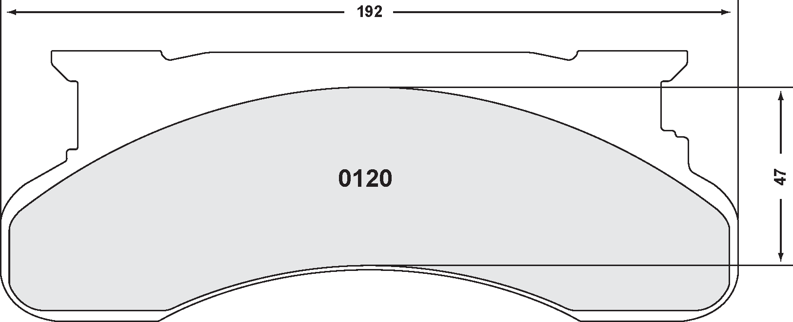 PFC 0120.10 Гальмівні колодки z-RATED передні для D E250 (76-88) F350 (76-91) Photo-1 