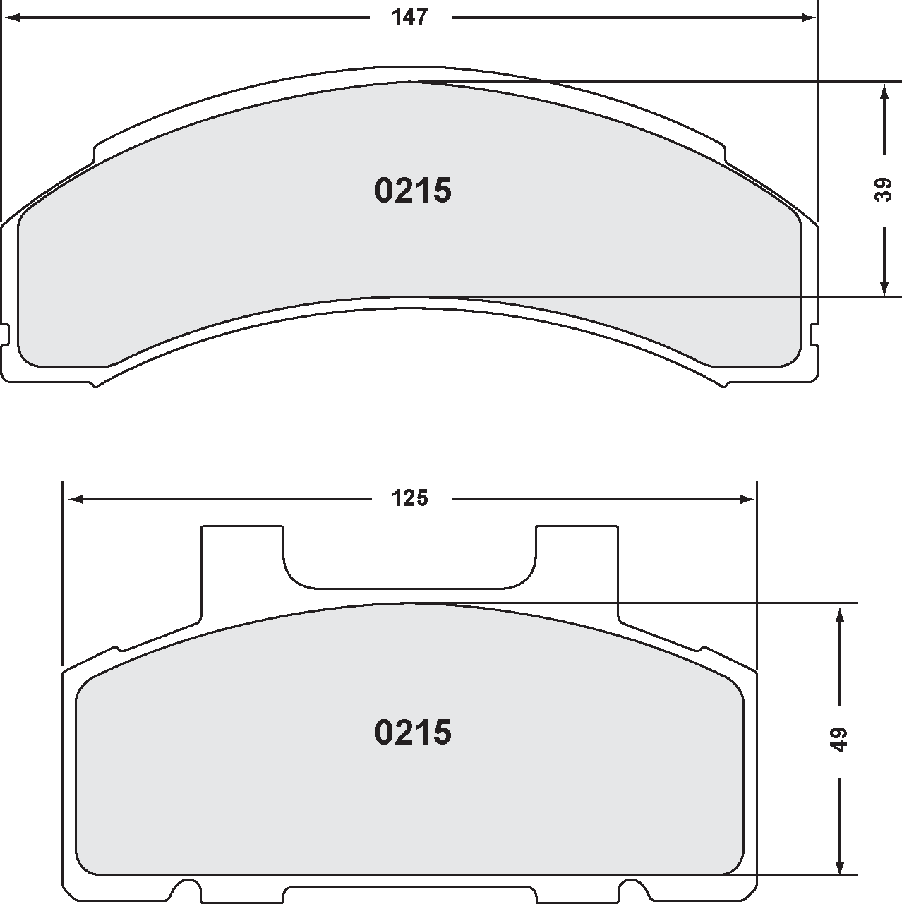 PFC 0215.22 Гальмівні колодки Z-RATED CARBON METALLIC Photo-0