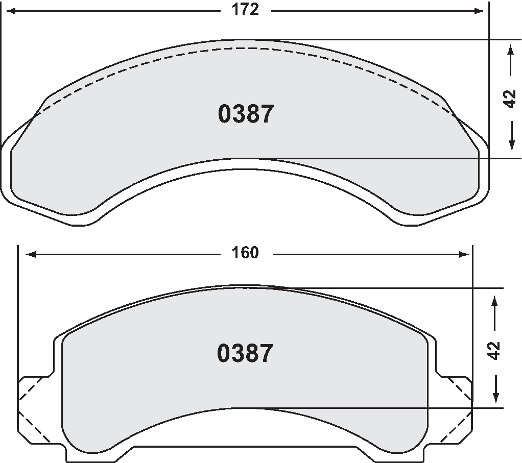 PFC 0387.22 Гальмівні колодки Z-RATED CARBON METALLIC Photo-0