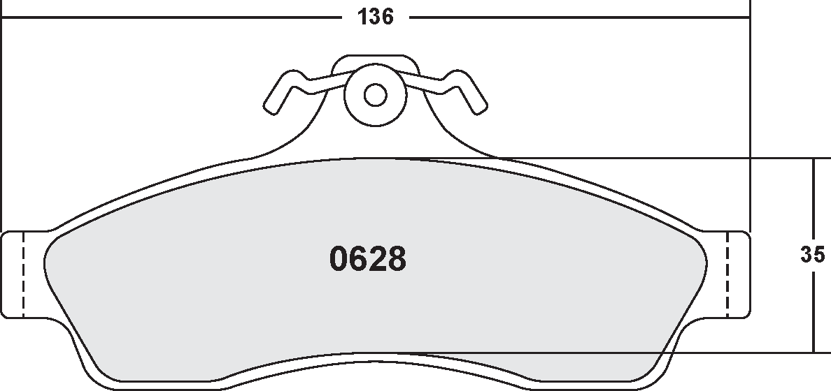 PFC 0628.22 Гальмівні колодки Z-RATED CARBON METALLIC Photo-0