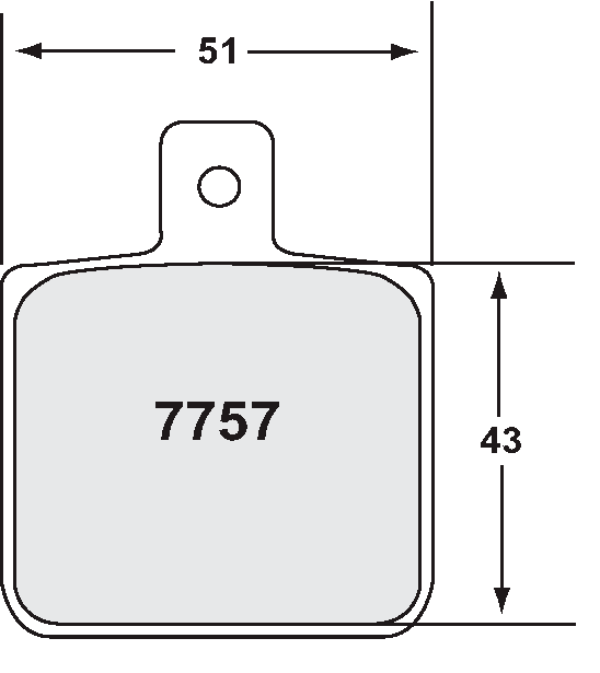 PFC 7757.11.12.44 Гальмівні колодки RACE 11 CMPD 12mm Photo-0