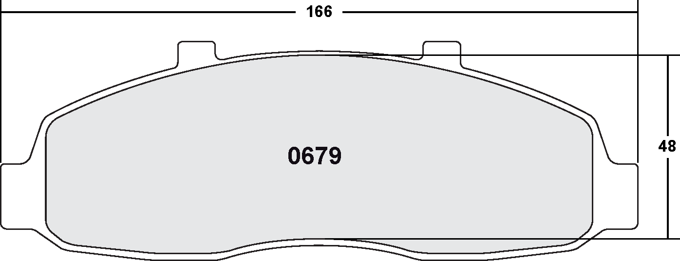 PFC 0679.22 Передні гальмівні колодки Z-RATED для FORD F150 1997-2004 Photo-0