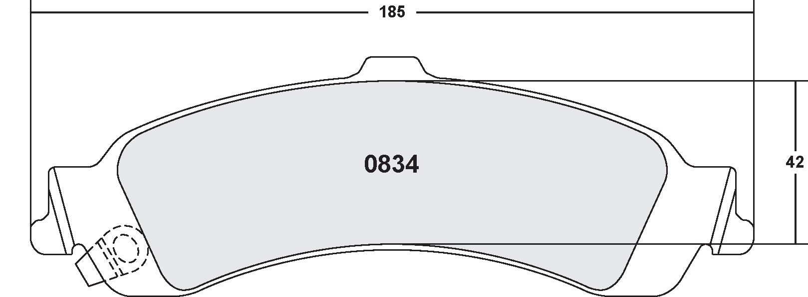 PFC 0834.22 Гальмівні колодки Z-RATED CARBON METALLIC Photo-0