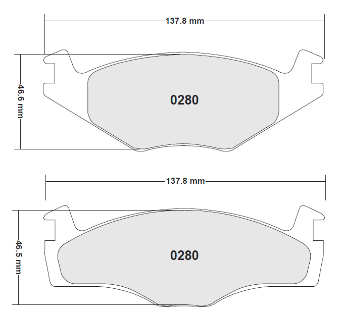 PFC 0280.22 Гальмівні колодки Z-RATED CARBON METALLIC Photo-0
