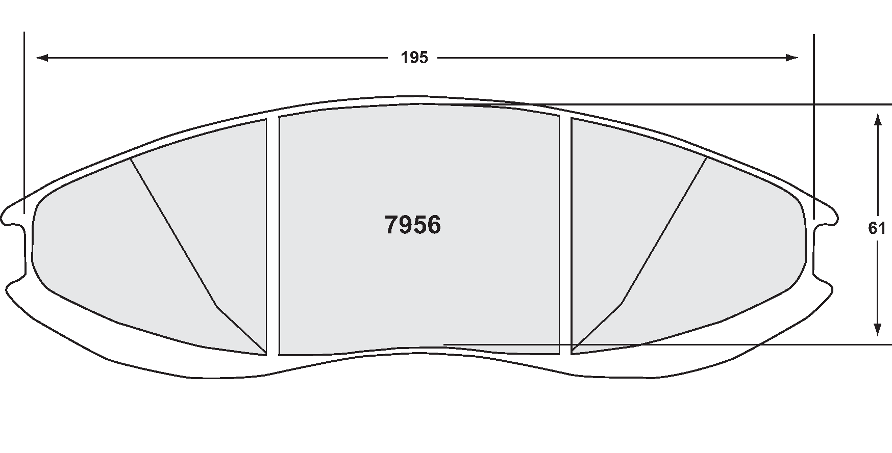 PFC 7956.42 Гальмівні колодки Z-RATED для ZR56 Photo-0