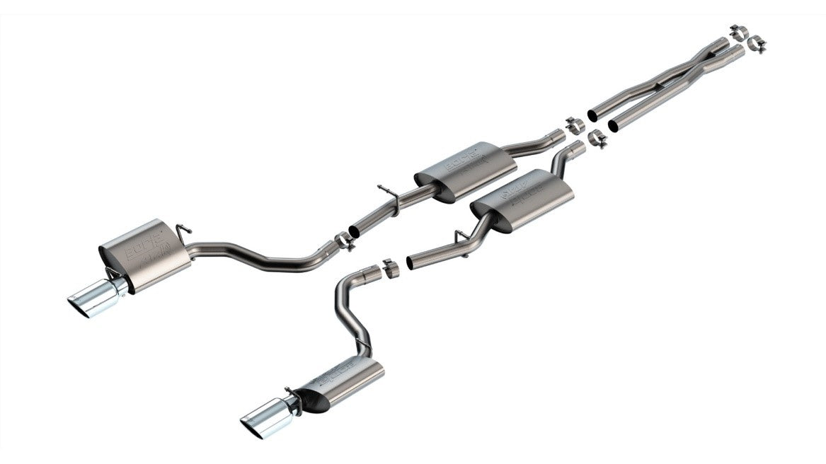 BORLA 140918 Вихлопна система Cat-Back ATAK® для Dodge Charger R/T 2019-2022 Photo-0