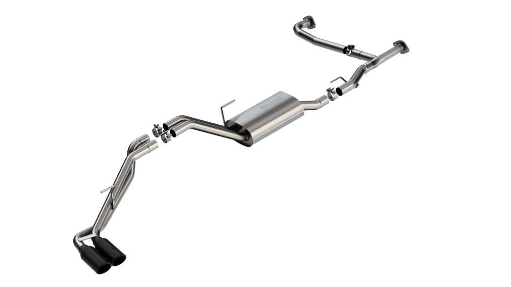 BORLA 140919BC Вихлопна система Cat-Back S-Type Black Chrome для Nissan Frontier 2022 Photo-0