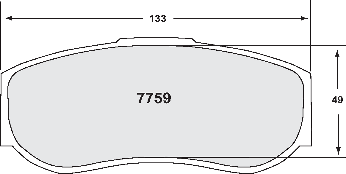 PFC 7759.97.25.34 Гальмівні колодки RACE 97 CMPD 25mm Photo-0