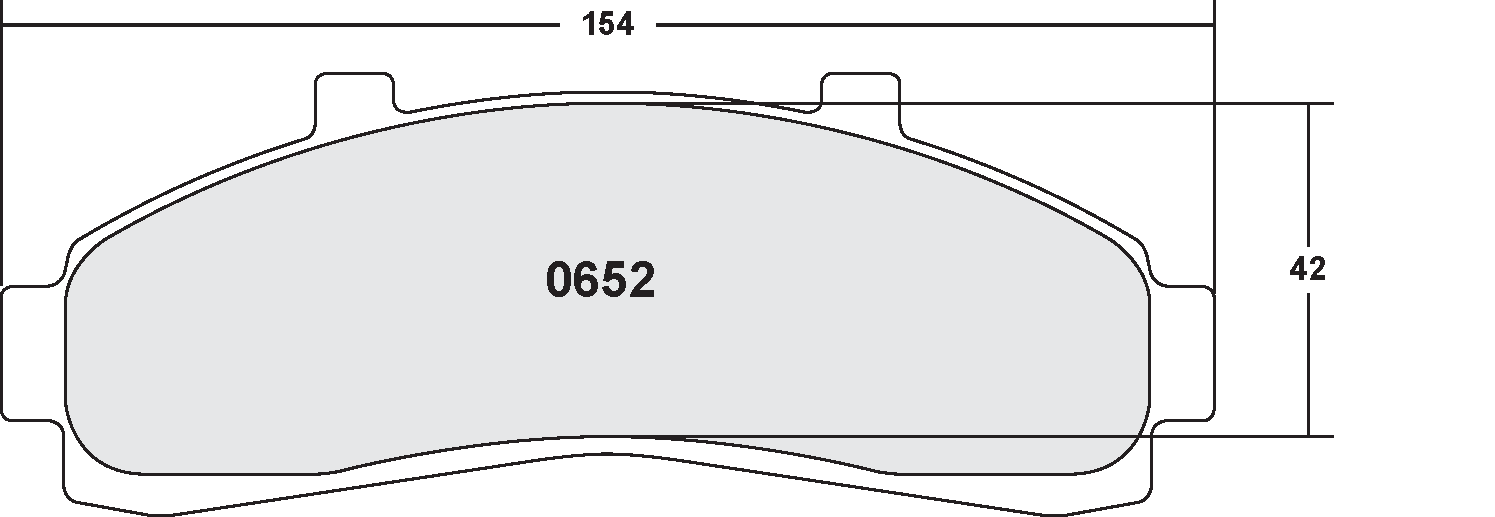 PFC 0652.22 Гальмівні колодки Z-RATED для FORD Explorer 1995-2001 / Ranger 1995-2001 Photo-0