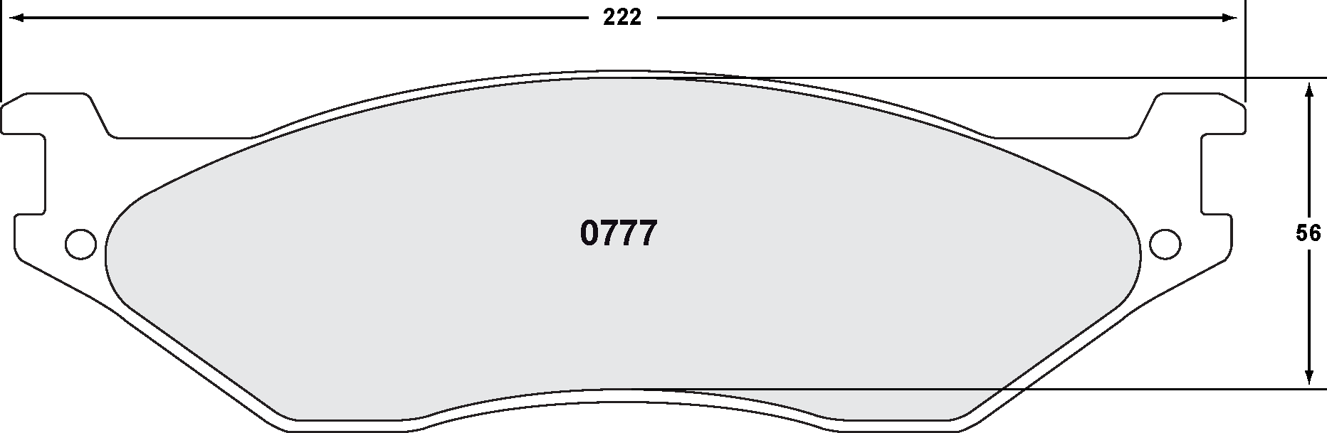 PFC 0777.22 Гальмівні колодки Z-RATED для FORD F450/F551 Photo-0