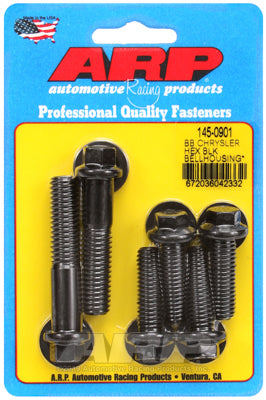 ARP 145-0901 Комплект болтів кожуха шестигранний для CHRYSLER/DODGE BB 383-440 Wedge Photo-0
