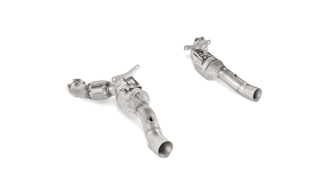 AKRAPOVIC L-FE/SS/1 З'єднувальна труба Link Pipe w Cat (SS) FERRARI 488 GTB/488 Spider 2016-2019 Photo-0