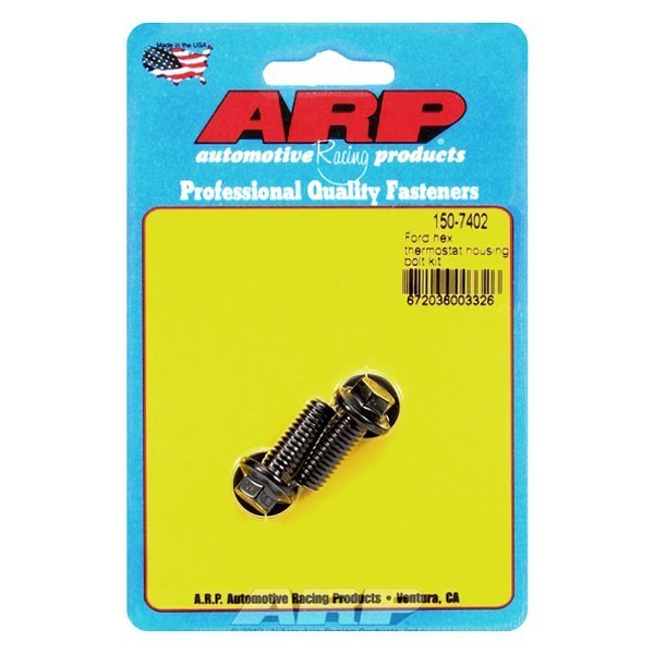 ARP 150-7402 Комплект болтів корпусу термостата сталь шестигранний для FORD 351W Photo-0