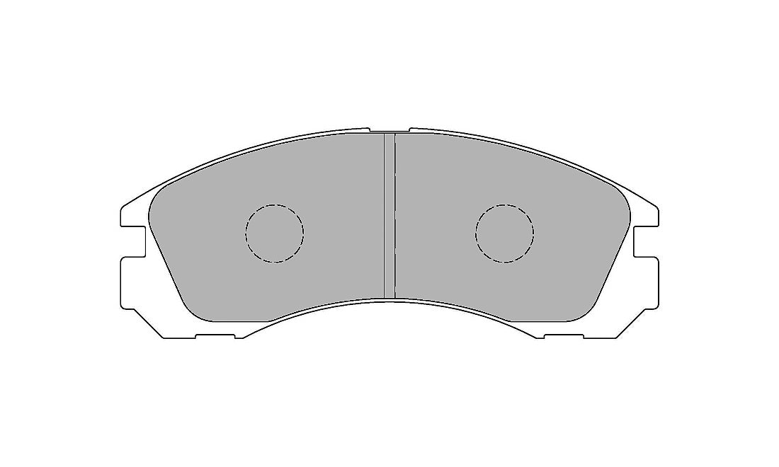 FERODO FCP765R Передні гальмівні колодки DS3000 для MITSUBISHI Lancer EVO 6 / 7 / Montero Sport / Pajero Photo-0